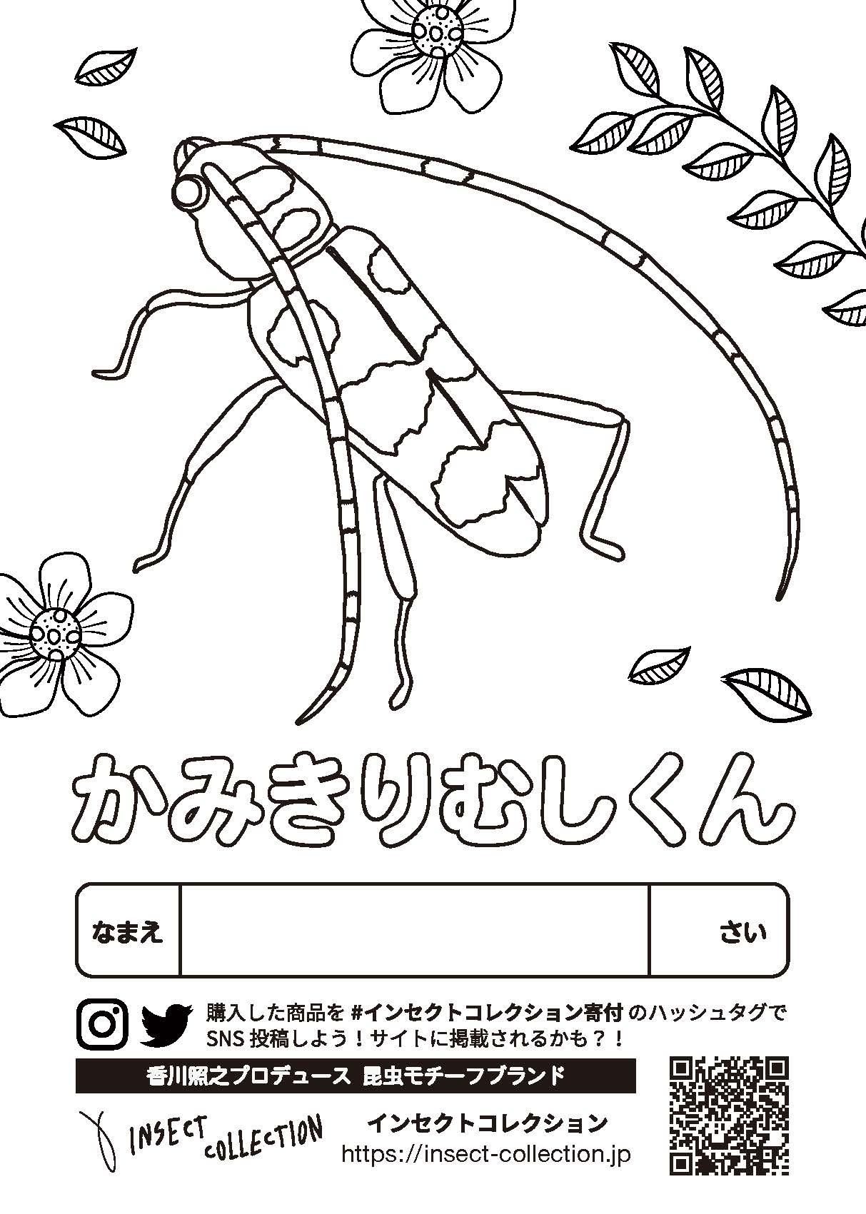 かみきりむしくん Insect Market 香川照之プロデュース昆虫と学びのポータルサイト インセクトマーケット